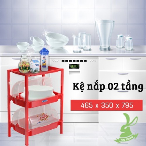 Kệ chén 2 tầng - kệ chén 1 tầng có nắp việt nhật - kệ úp chén có nắp - kệ úp chén 2 tầng có nắp - kệ tủ cất trữ - hàng chính hãng