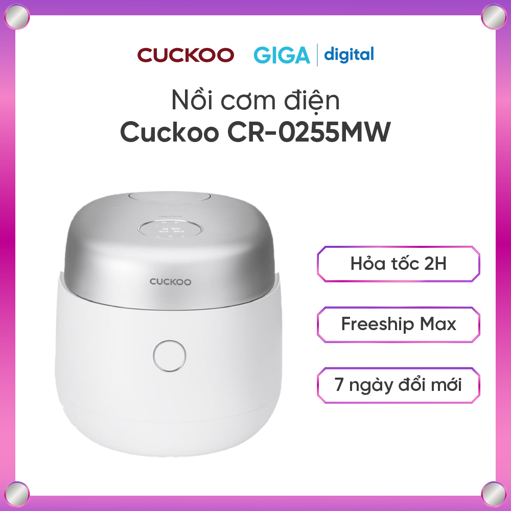 [ Hỏa tốc HN - HCM ]   Nồi cơm điện áp suất cao tần IH Cuckoo CRP-NHTR1010FGW 1.8L - Cực kỳ yên tĩnh - Nấu nhanh- Bh 24 Tháng