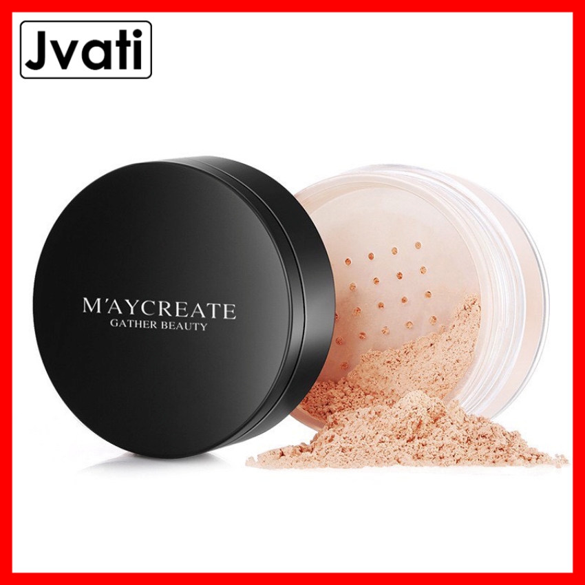 [HÀNG HOT] Phấn Phủ Che Khuyết Điểm thần thánh Maycreate Hàng Nội Địa Trung mịn nhẹ, tự nhiên, kiềm dầu - Jvati