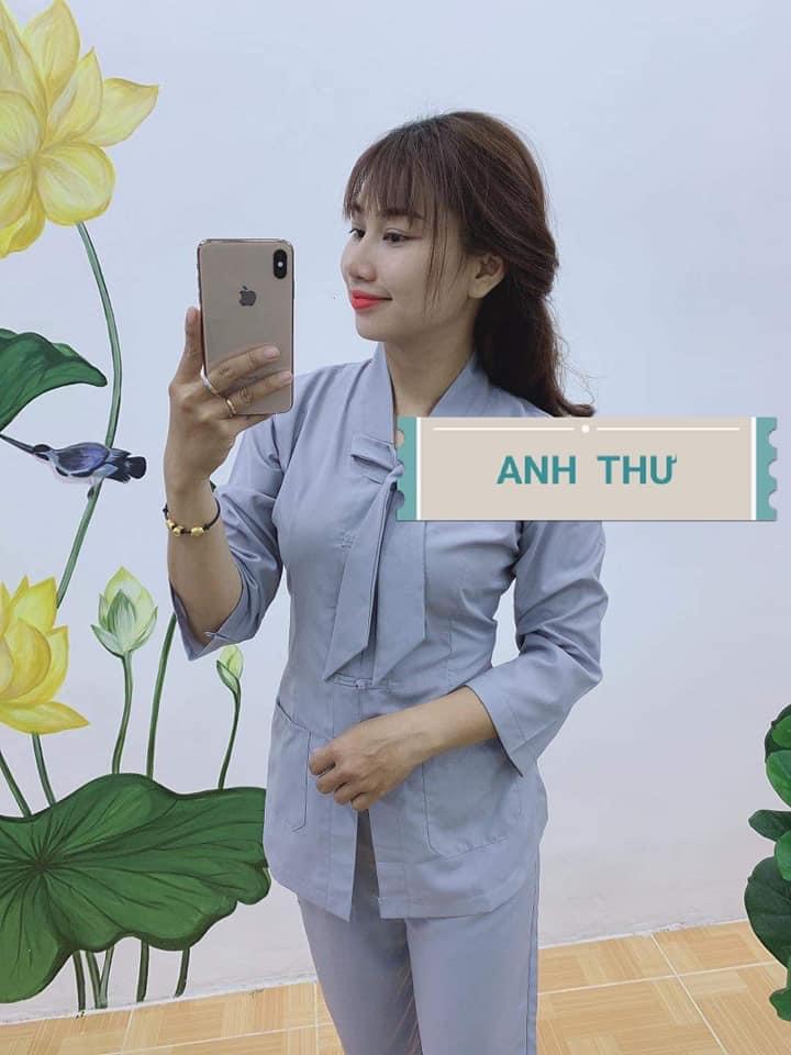 Đồ lam đi chùa - la hán nơ