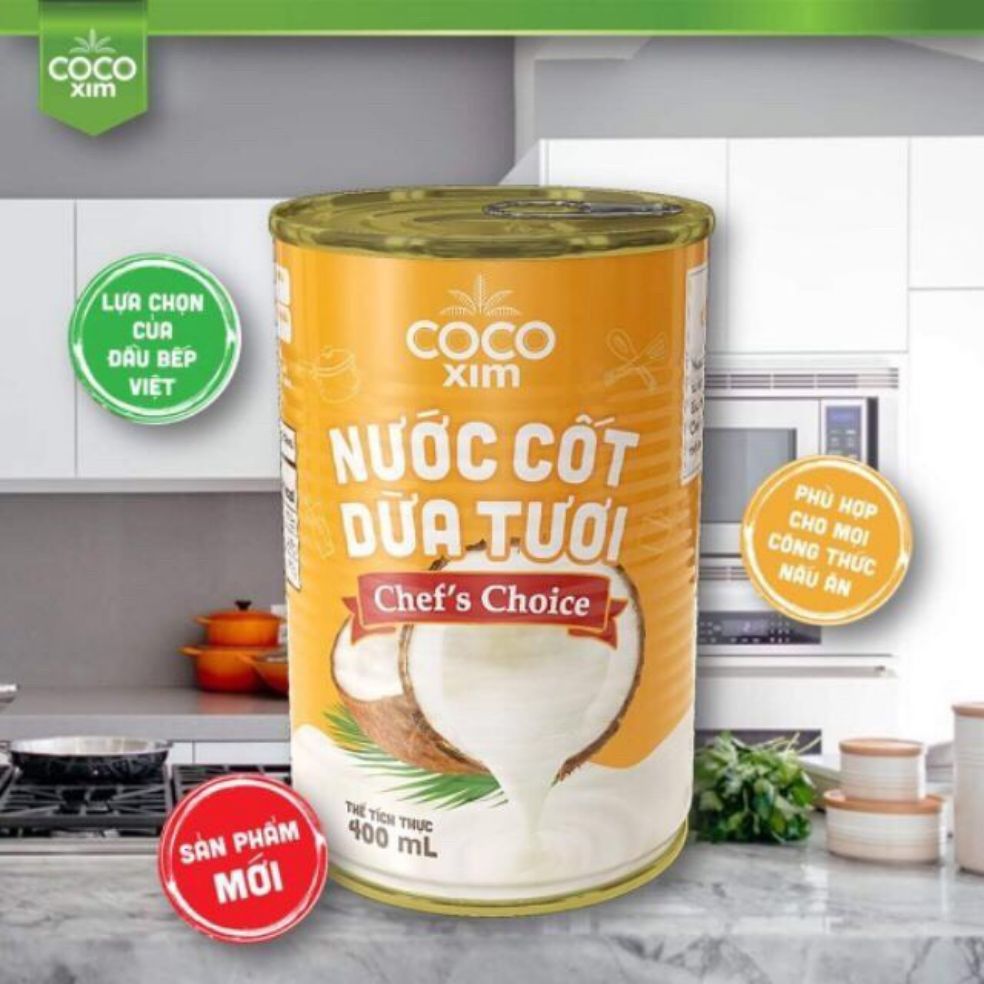 Nước cốt dừa chef's choice cocoxim 400ml