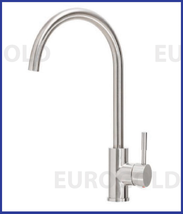 Vòi rửa bát inox 304 eurogold euf016m nóng lạnh xoay 360 nhập khẩu