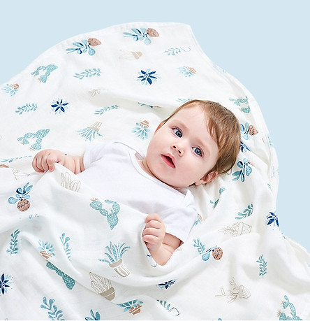 [HCM]Khăn Tắm Sợi Tre Cho Bé Sơ Sinh Eden Anais Set 2 Cái Siêu MềmỦ QuấnKhăn Tắm Đa Năng