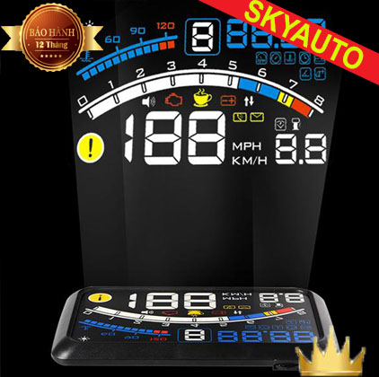 Bộ hiển thị tốc độ trên kính lái bản đặc biệt HUD A8s