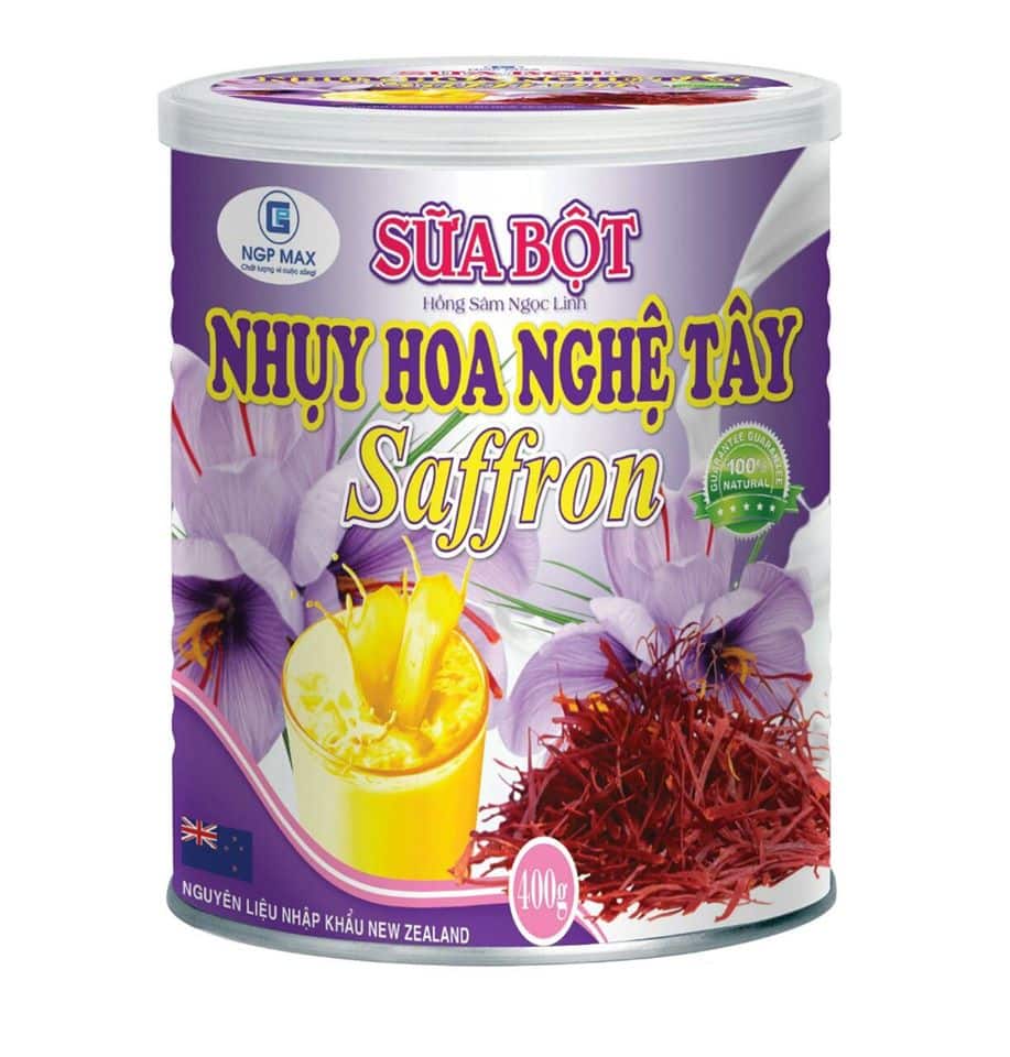 Sữa bột nhụy hoa nghệ tây