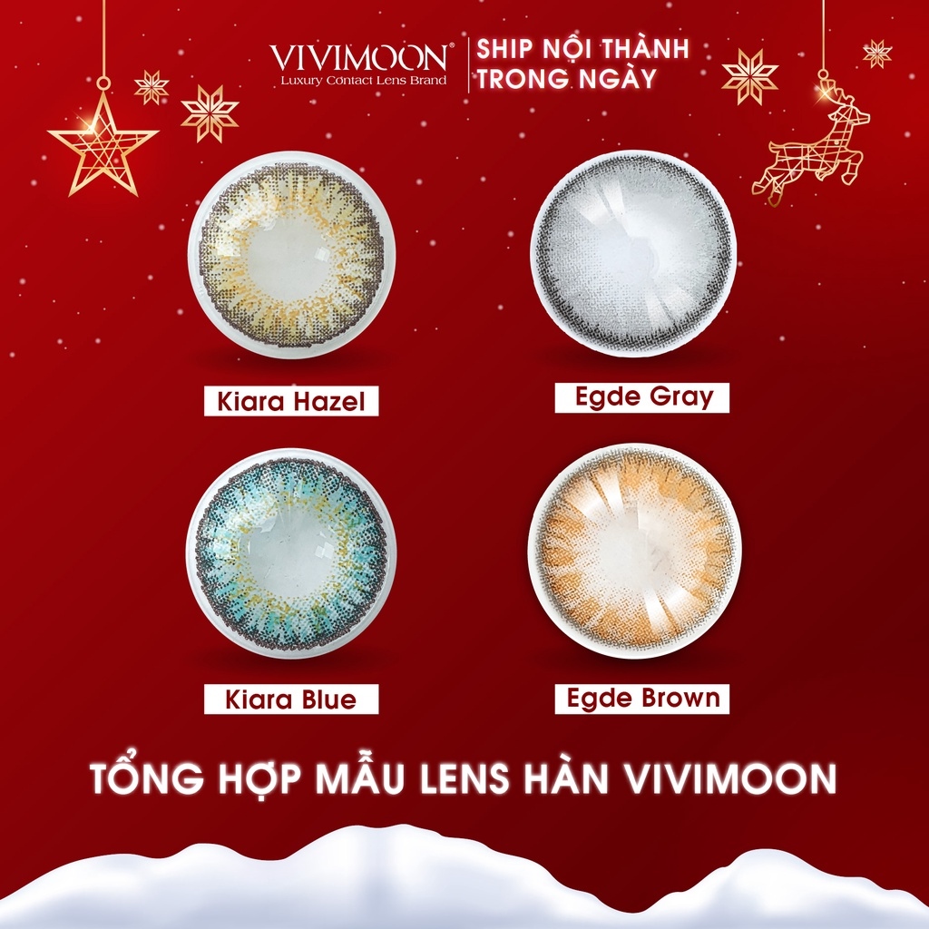 [Mã FMCGMALL giảm 8  đơn 250K] Tổng Hợp Các Mẫu Lens Hàn Quốc VIVIMOON