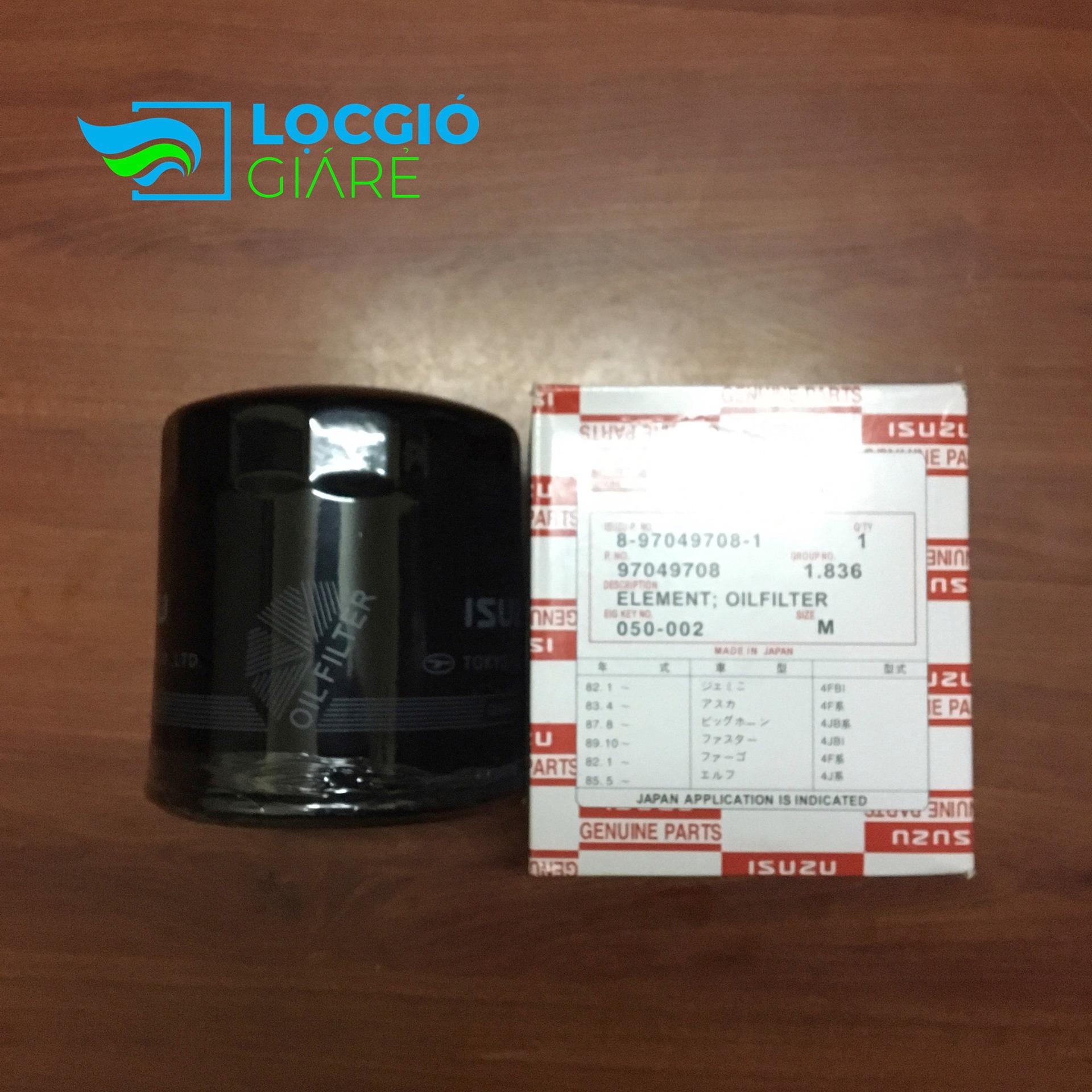 LỌC NHỚT, LỌC DẦU HILANDER ISUZU