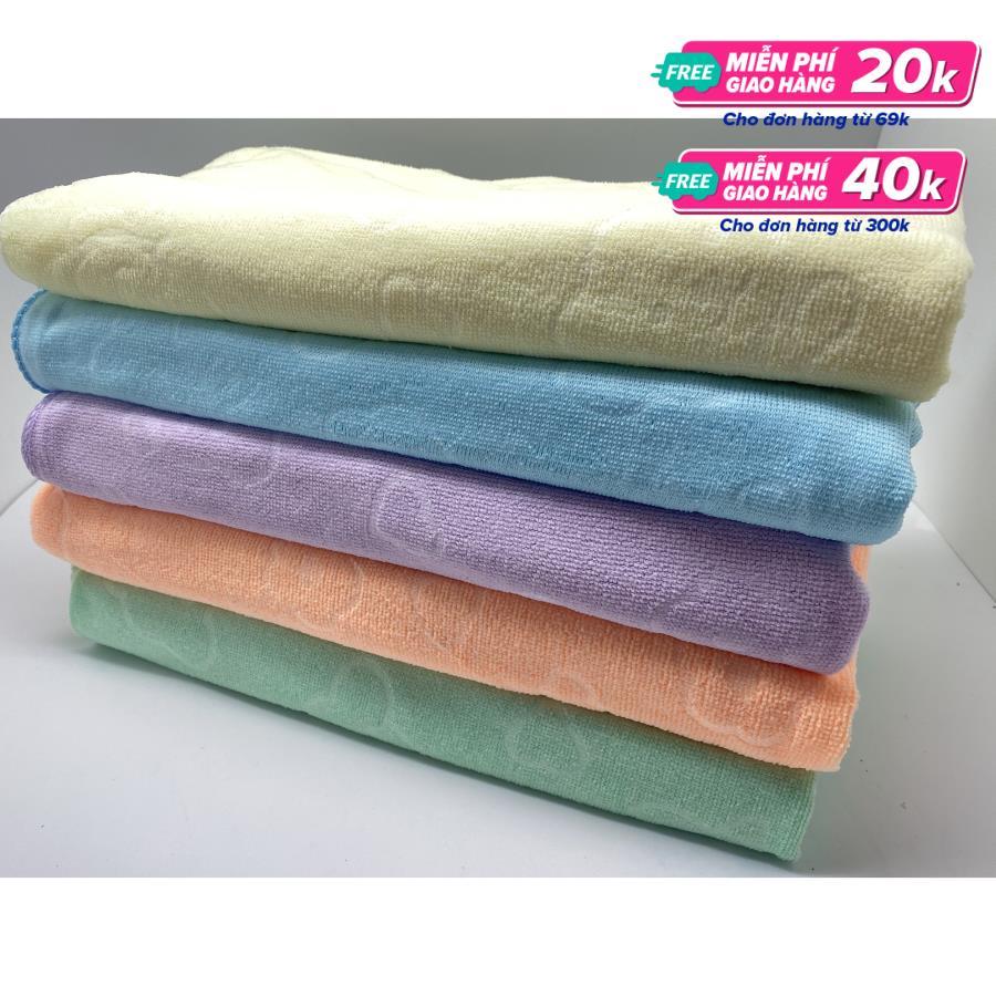 [MIỄN PHÍ VẬN CHUYỂN TOÀN QUỐC] Khăn tắm Nhật(1m4x70cm), siêu mềm mịn, siêu thấm, màu sắc đẹp