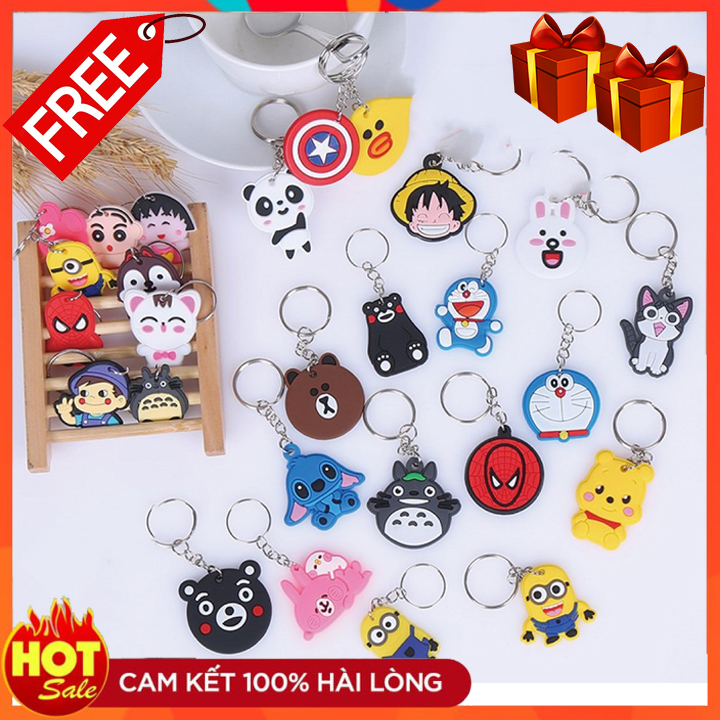 Móc khóa hình thú siêu CUTE - Ngẫu nhiên