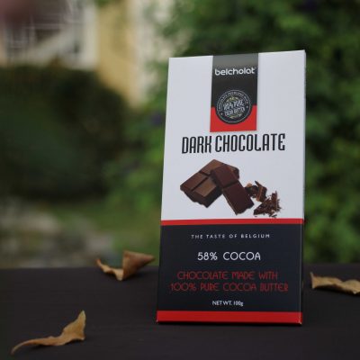 Socola, chocolate Belcholat 58% cacao thanh 100g