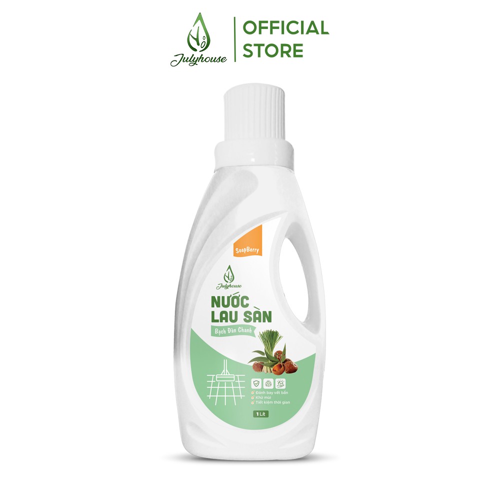 Nước lau sàn đuổi muỗi bồ hòn - bạch đàn chanh 1000ml julyhouse - yoosoo