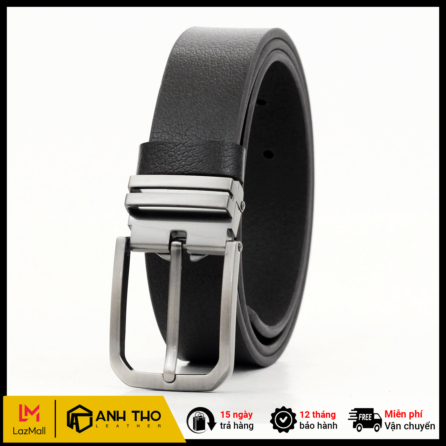 Thắt lưng nam da bò at leather m4kk35-05