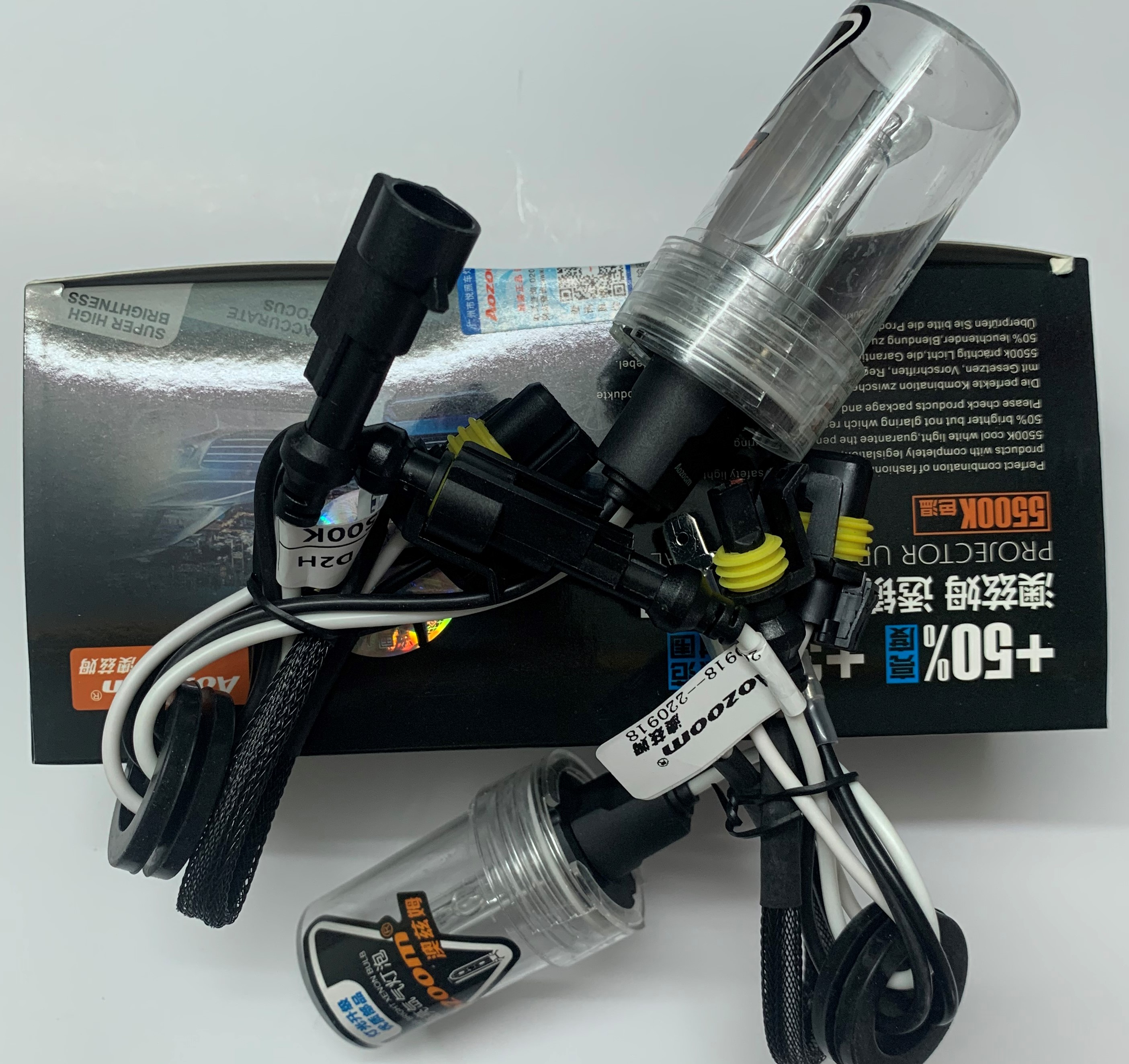 Bộ đèn xenon h7 5500k 35w,balasst 35w aozoom