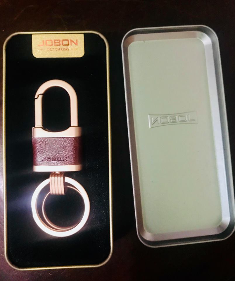Móc chìa khoá cao cấp jobon cho ôtô, xe máy