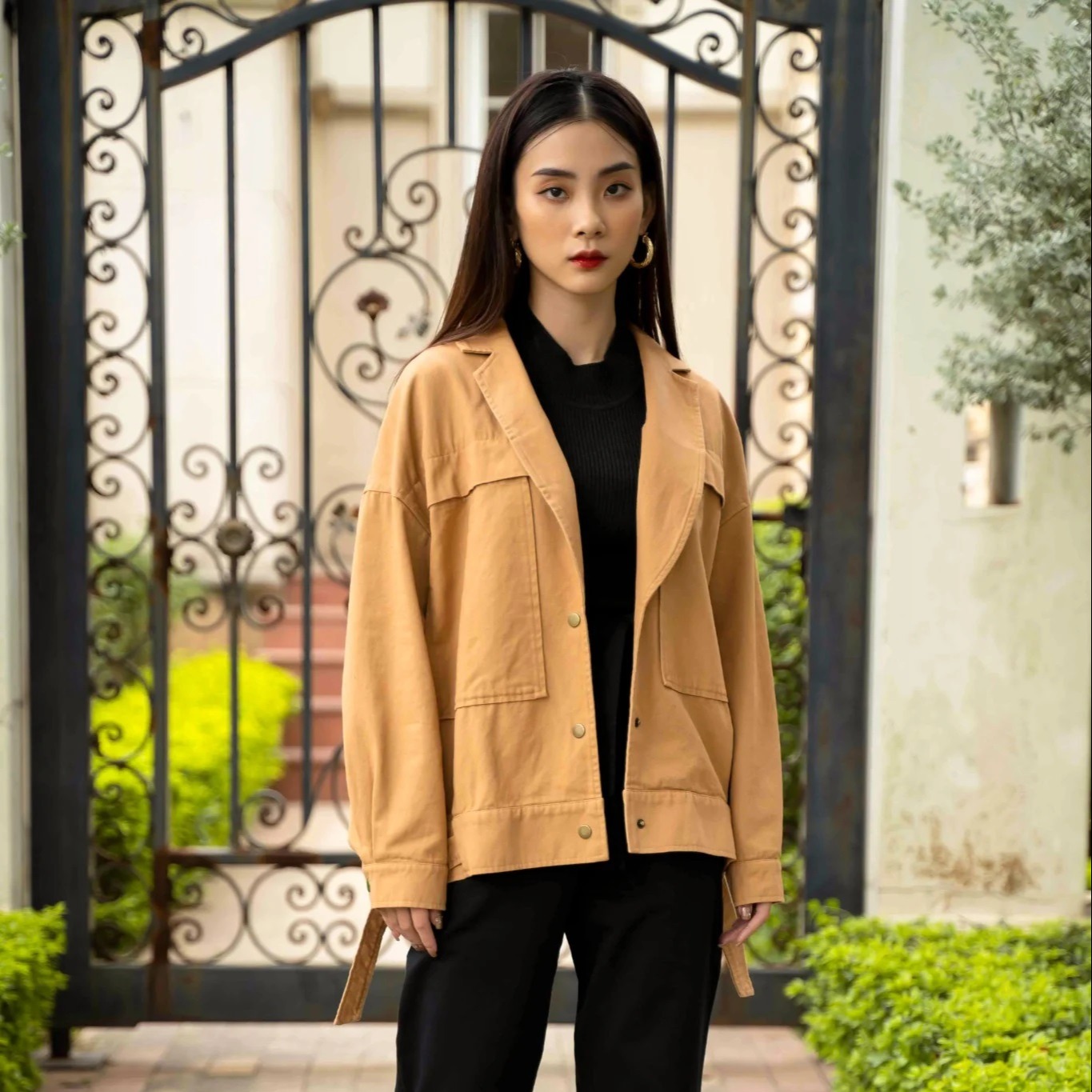 Áo khoác kiểu eva de eva 20ajke040n