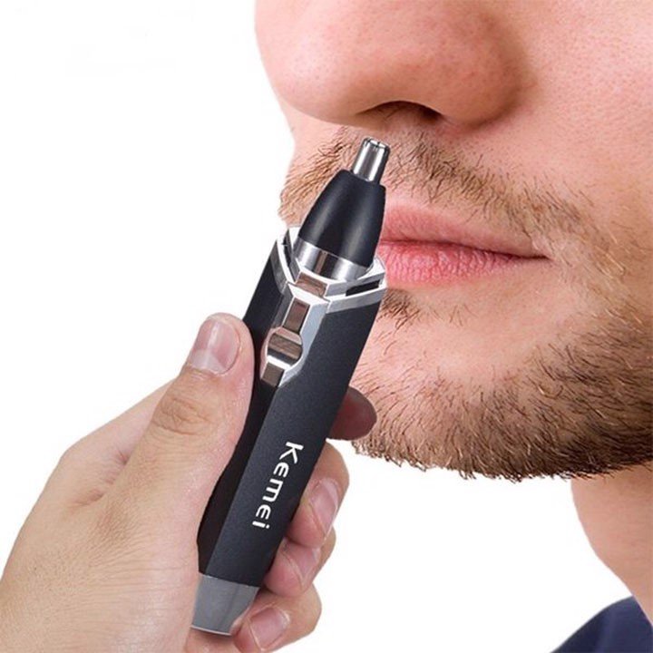 Máy Tỉa Lông Mũi Nhật Bản, Máy Cắt Tỉa Lông Mũi Máy Cạo Lông Mũi Mini Máy Tỉa Lông Mũi Kemei KM - 6512 Cao Cấp Loại Xịn Cắt Tỉa Lông Mũi Dễ Dàng.