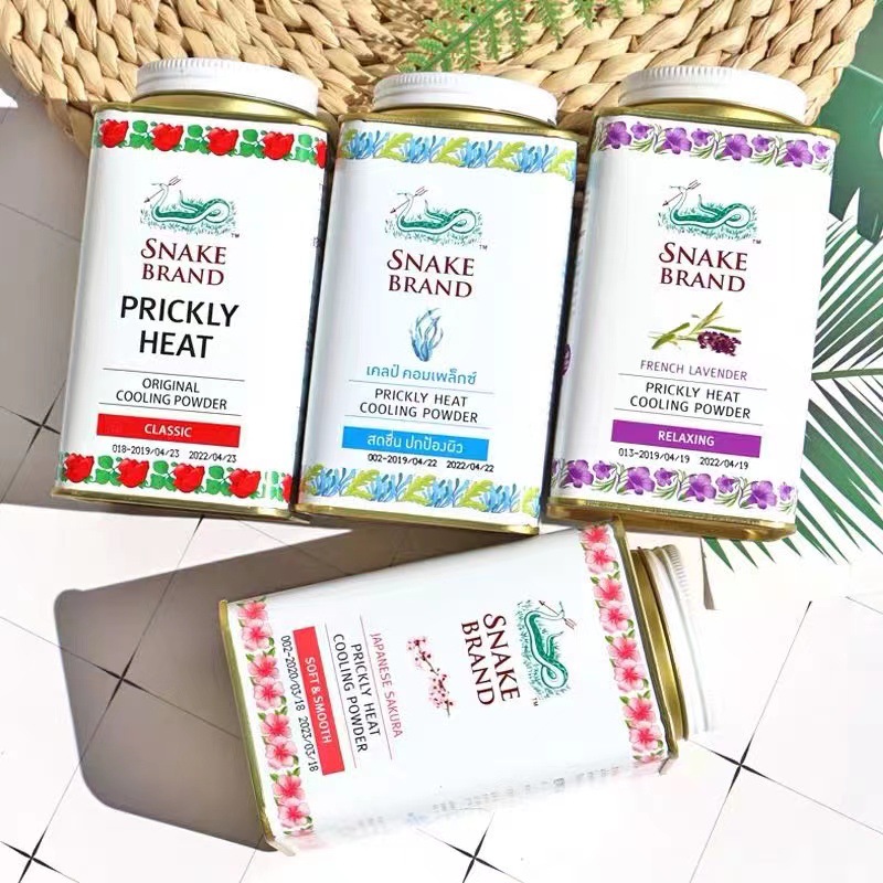 Phấn lạnh Snake Prickly Heat Thái Lan 140g