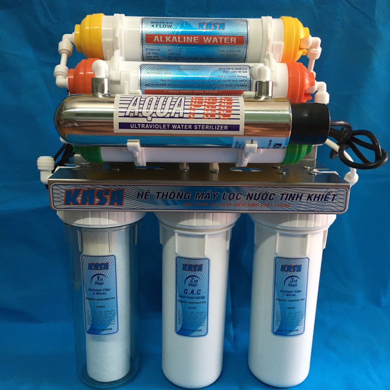Máy lọc nước công nghệ nano có đèn uv 11w-kasa ks09 9 lõi lọc