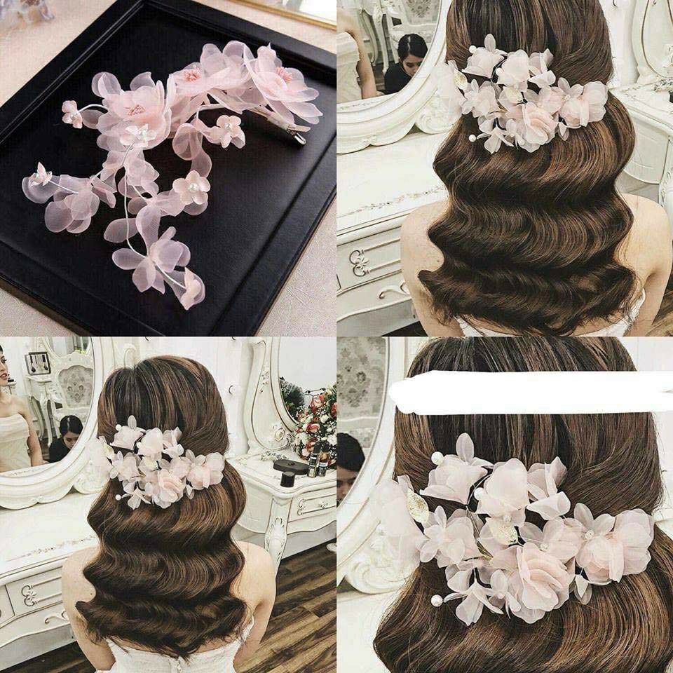 Cài tóc hoa xinh đẹp
