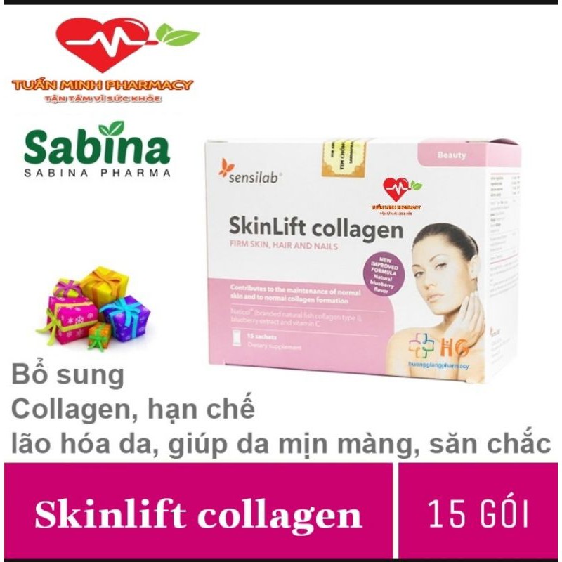 Skinlift Collagen - hỗ trợ đẹp da, chống lão hóa (Hộp 15 gói)