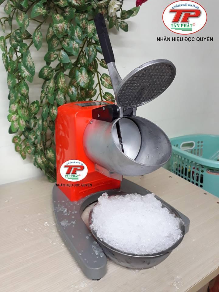 [HCM]Máy bào đá tuyết 2 lưỡi dao cao cấp MÀU CAM , MÁY KHOẺ , ỔN ĐỊNH , | TẤN PHÁT