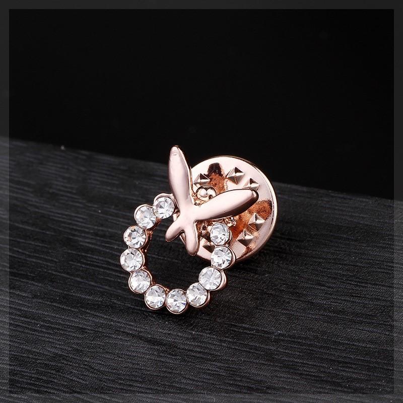 Cài áo nữ cánh bướm đính đá caog-13.