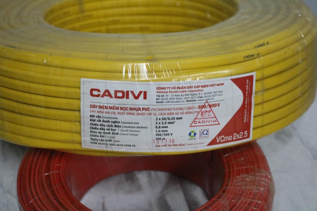 Dây điện Cadivi 20 mét dây đơn 1x 6mm2