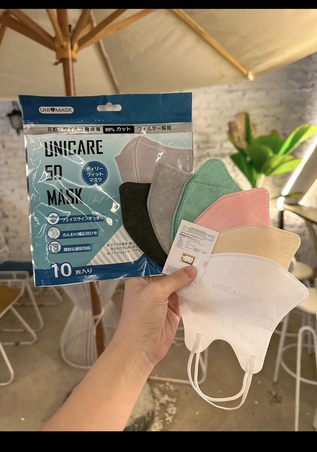 Sale Lớn 1 Thùng 50C 5D UniMask Hàn Quốc 4 Lớp Siêu Kháng Khuẩn Bụi Mịn Chống Nước. Nhất Hiện Nay