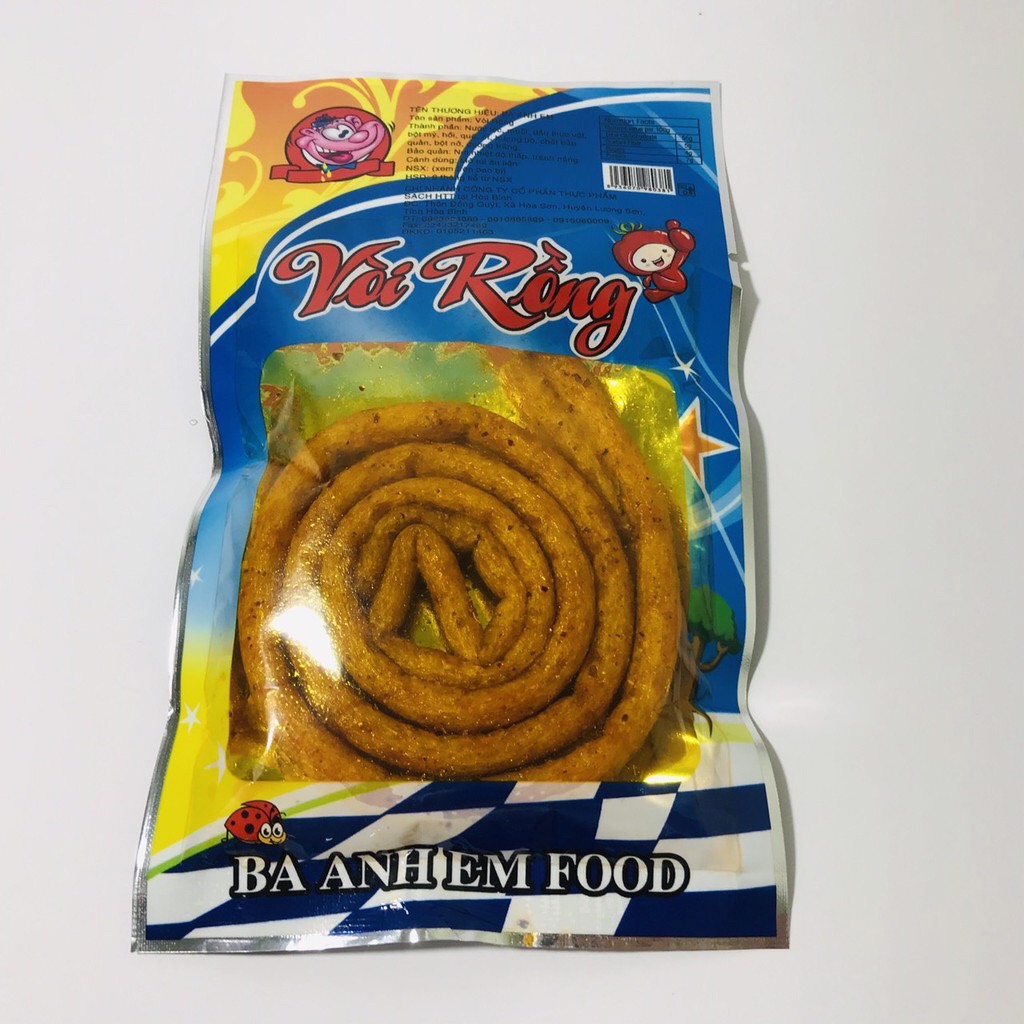COMBO 10 GÓI SNACK VÒI RỒNG BA ANH EM FOOD