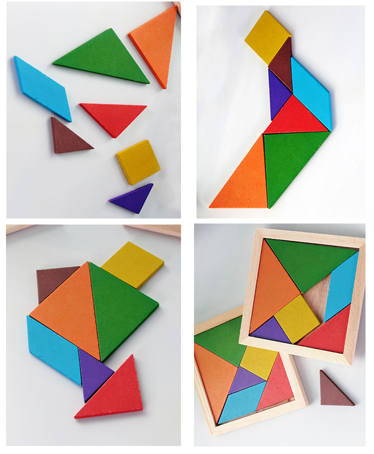 [HCM]Đồ Chơi Trí Uẩn Tangram Ghép Hình Đồ Chơi Giáo Dục Trí Tuệ Phát Triển Tư Duy Cho Trẻ