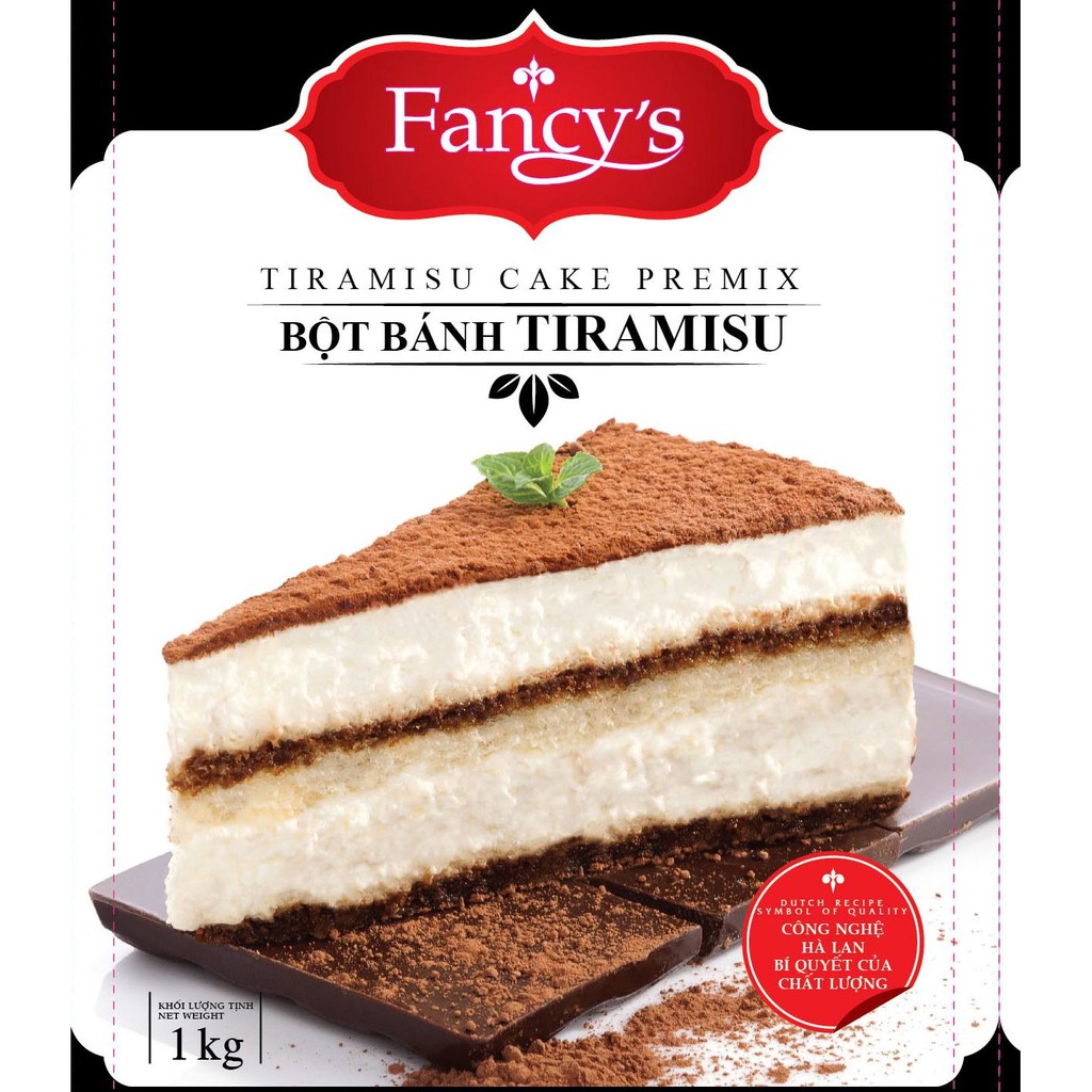 Bột bánh tiramisu trộn sẵn gói lớn 1kg