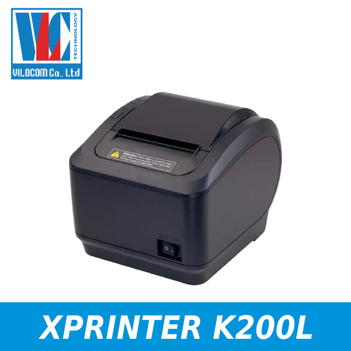 Máy in hóa đơn Xprinter XP- K200L USB+LAN - Chuông Báo - VILOCOM