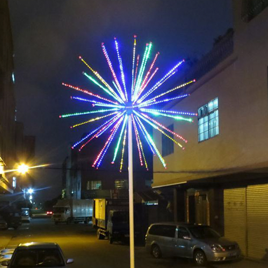 Led Phao hoa trang trí noel lễ paty tết nhấp nháy đường kính cỡ lớn