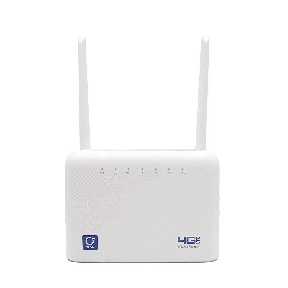 Bộ Phát Wifi Từ Sim 4G Olax Ax7 Pro 300Mb Router 4G kèm pin sạc và 2 anten phát wifi ngay cả khi cúp điện tốc độ 300 Mbps cho 32 thiết bị kết nối