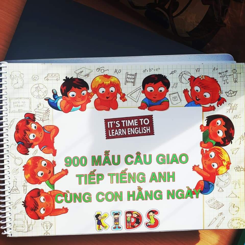 900 mẫu câu giao tiếp tiếng anh cùng con hàng ngày