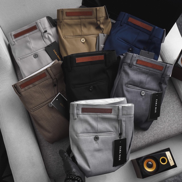 [HCM]Quần Âu Nam- Quần Tây Nam cao cấp - co giãn - slimfit