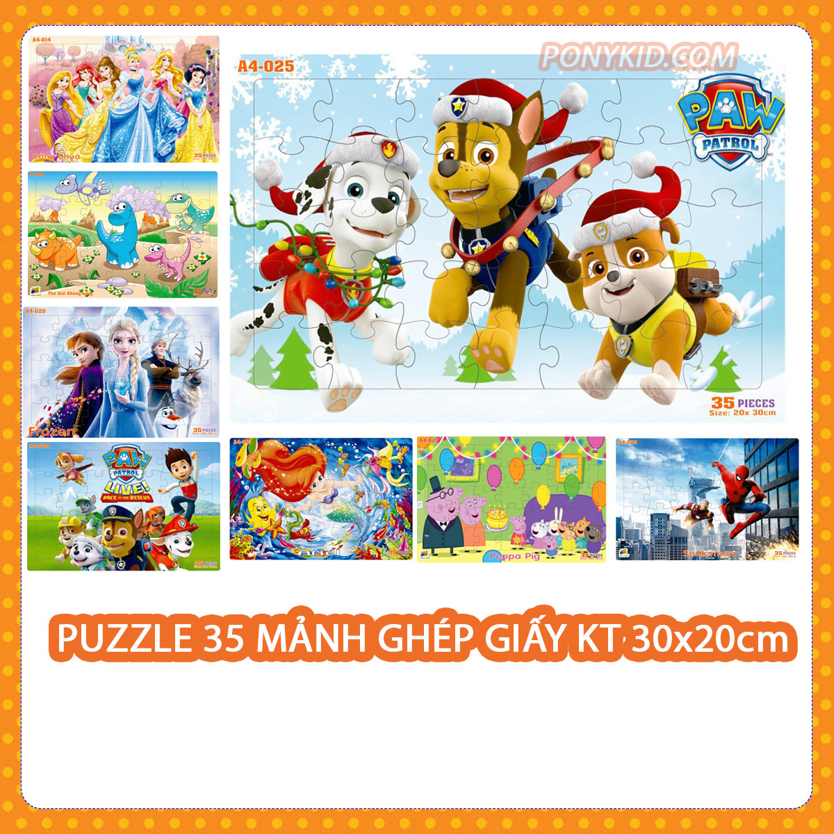 Tranh Ghép Hình 35 Mảnh Giấy KT 20x30cm/Puzzle Cho Bé/Tranh Ghép Hình Cho Bé/Bộ ghép hình/Tranh ghép cho bé
