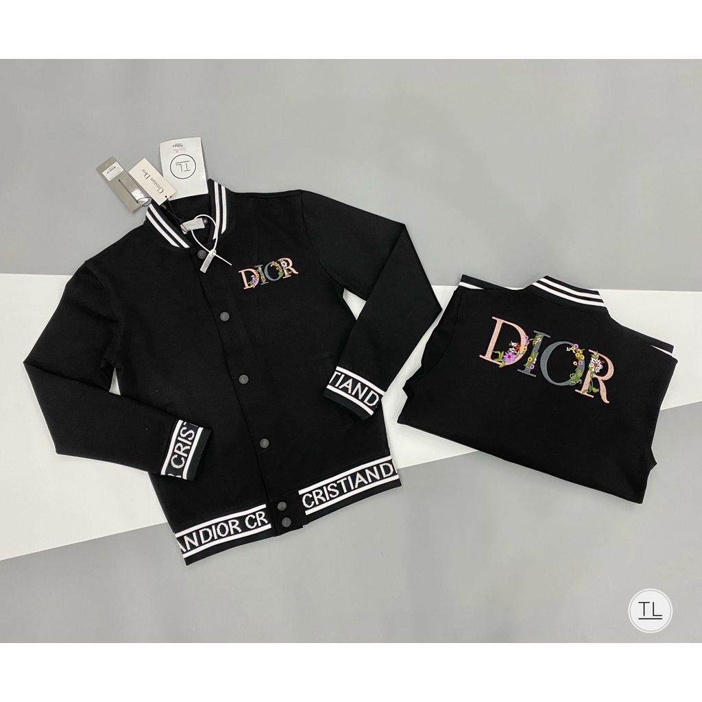 Áo khoác bomber nam đen in vân chìm siêu hotÁo khoác Dior trần bông 3  lớpÁo khoác Dior nhung dầy dặn  Lazadavn