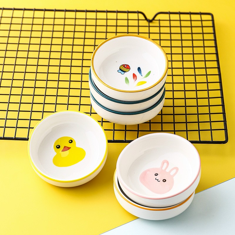 Chén, đĩa ăn dặm cho bé, đựng gia vị siêu xinh