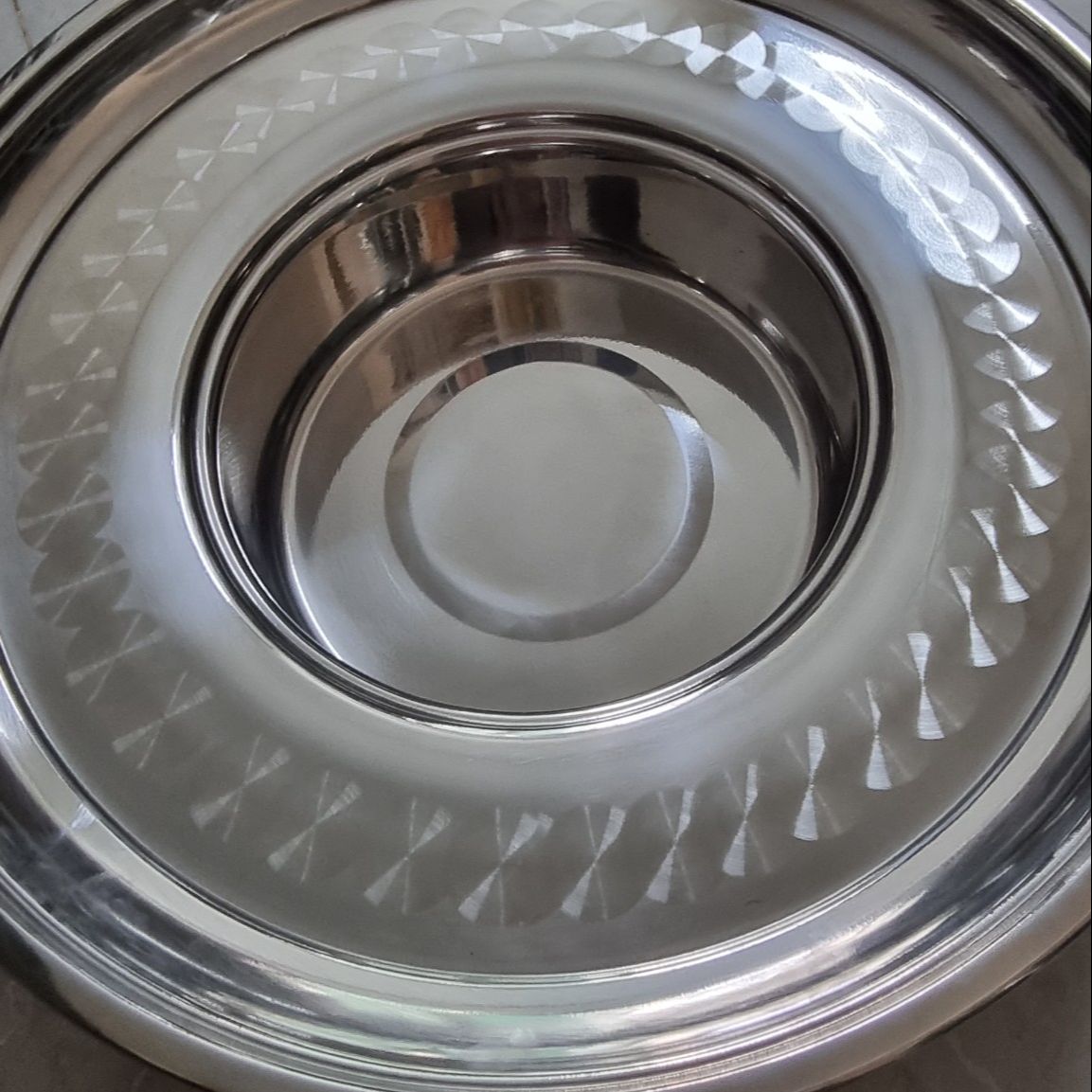 Nồi lẩu sống mâm vành 44cm inox cao cấp nấu được bếp từ