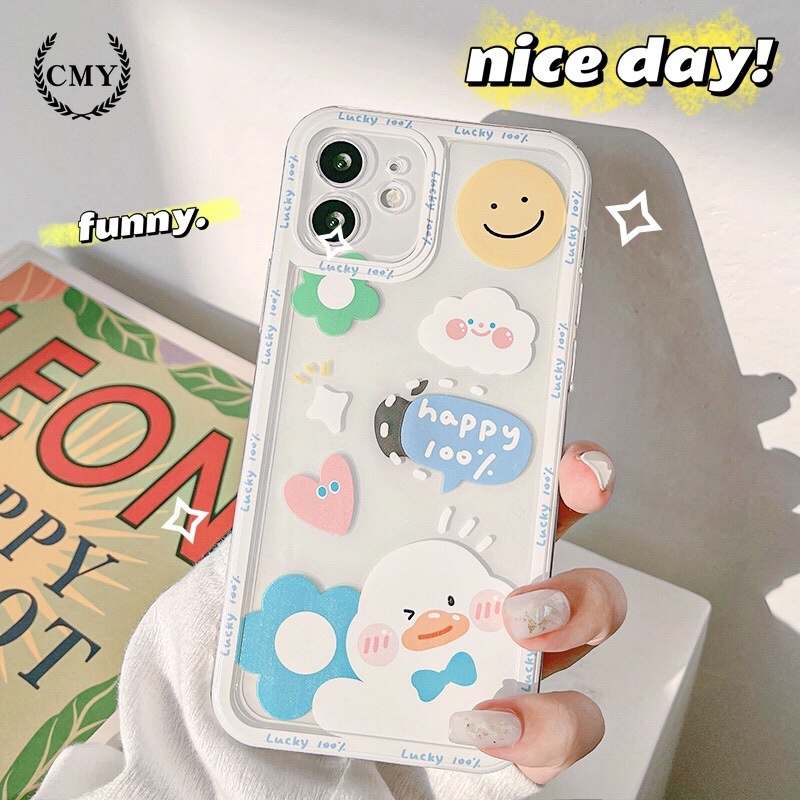 Ốp lưng iphone trong lỗ viền camera NICE DAY 6plus/6s/6splus/7/7plus/8/8plus/x/xr/xs/11/12/13/pro/max/plus/promax TLV86