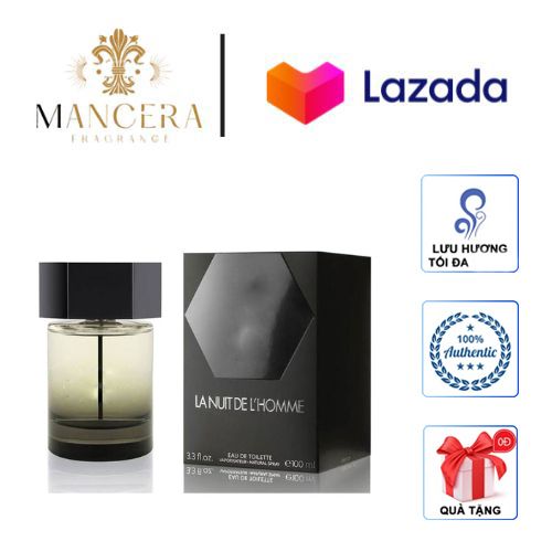 Nước hoa chính hãng, Nước hoa Lanuit De L'Homme EDT, Nước hoa nam, Nước hoa chiết
