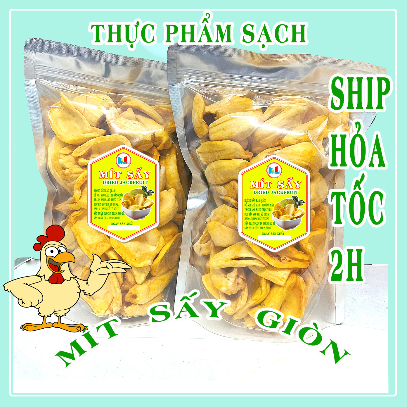 Mít sấy giòn đà lạt - giòn giòn - thơm thơm ăn vặt ngon
