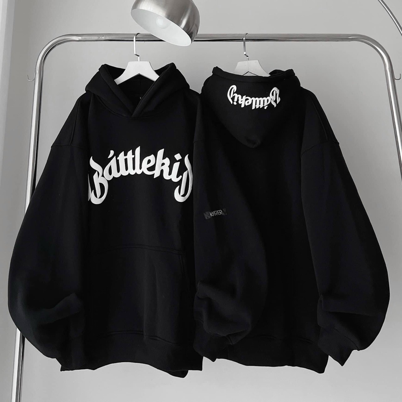 Áo Khoác Hoodies Nam Nữ In Chữ Nổi From Rộng Nón 2 Lớp Hot Trend