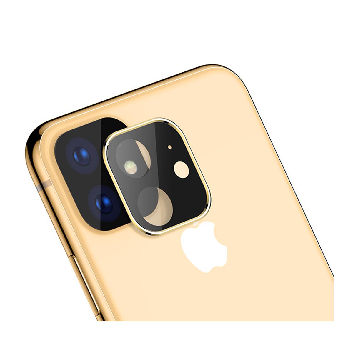 Miếng dán bảo vệ camera iphone 11 - vàng