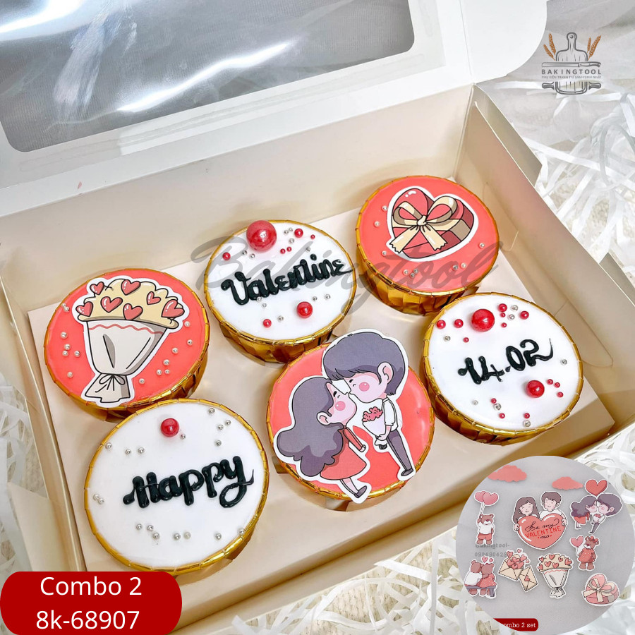 VLT Tổng hợp các set que cắm giấy Valentine