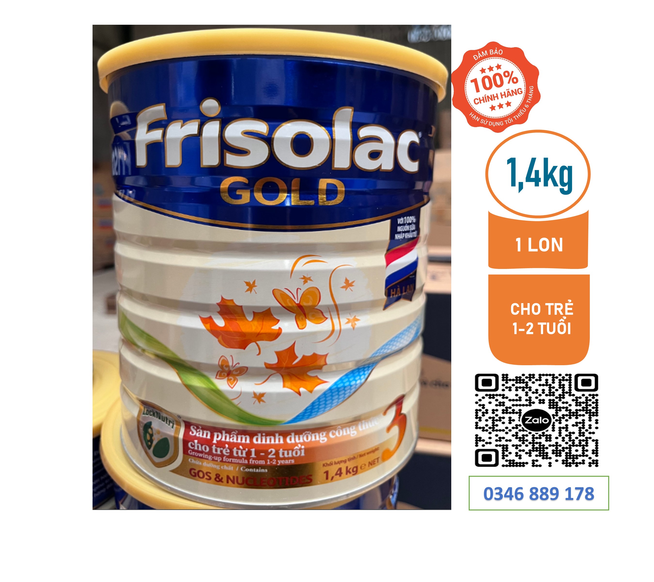 Sữa Bột Frisolac Gold 3 1,4kg