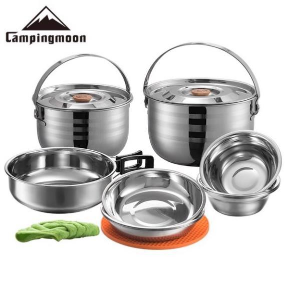 Bộ nồi dã ngoại 6 món Campingmoon MC-210