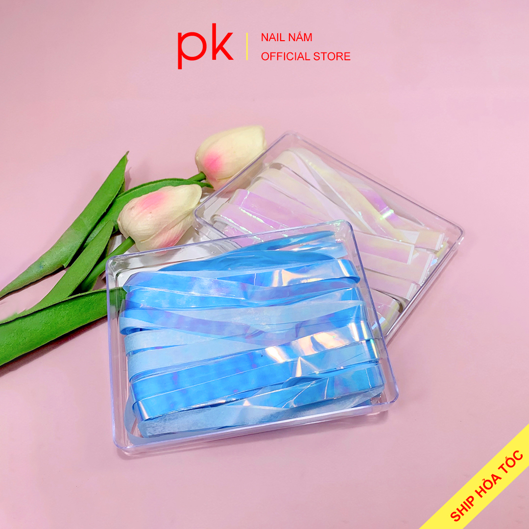 Set giấy bóng kính ánh trai trang trí móng