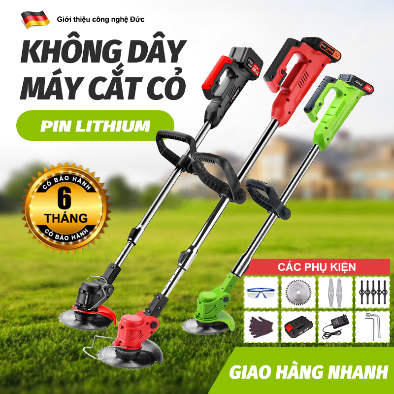 Máy cắt cỏ bằng pin, máy cắt cỏ cầm tay,máy cắt cỏ không dây,máy cắt cỏ không dây,Pin Lithium có thể sạc lại,Động cơ mạnh mẽ, tuổi thọ pin dài